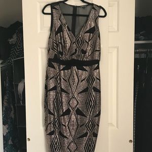 Champagne Glitter Party Dress